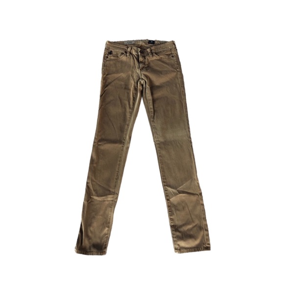 Ag Adriano Goldschmied Denim - AG Adriano Goldschmied Golden Brown Jeans Stilt Cigarette Jeans